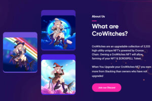 Dareplay introduce crowitches Cronos based NFT collection